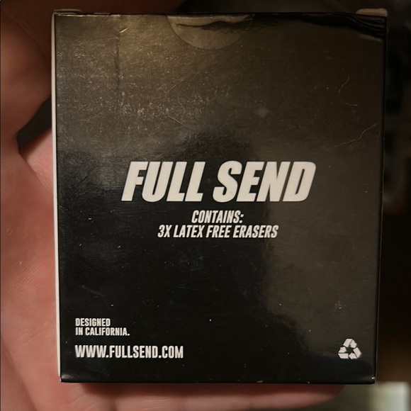 Full Send Latex Free Erasers - Picture 1 of 2
